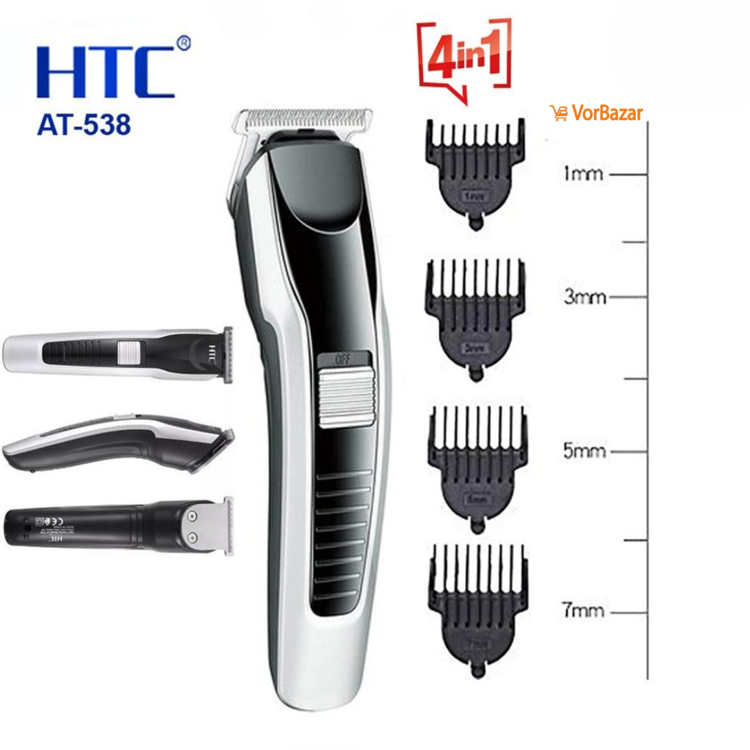 HTC AT-538 Trimmer Price in Bangladesh | Hair & Beard Trimmer BD