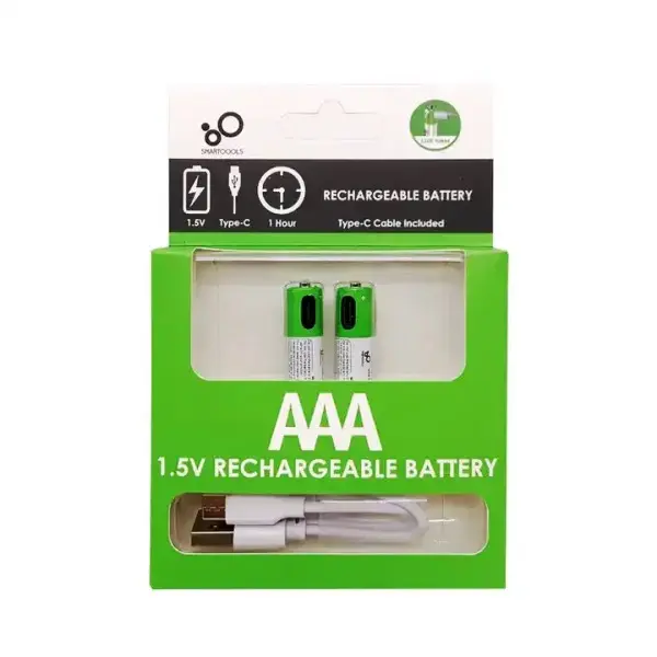 AAA Rechargeable Battery SmarToools RB40 1.5V 750 mWh
