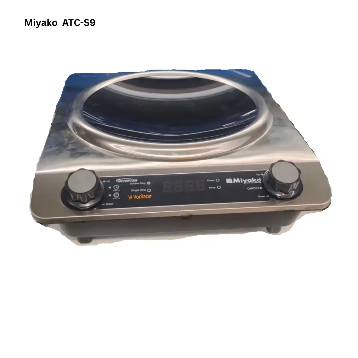 Miyako ATC-S9 2500W Multi Pan Portable Infrared Cooker – Inverter Technology, Energy-Saving Electric Cooker for Fast & Safe Cooking