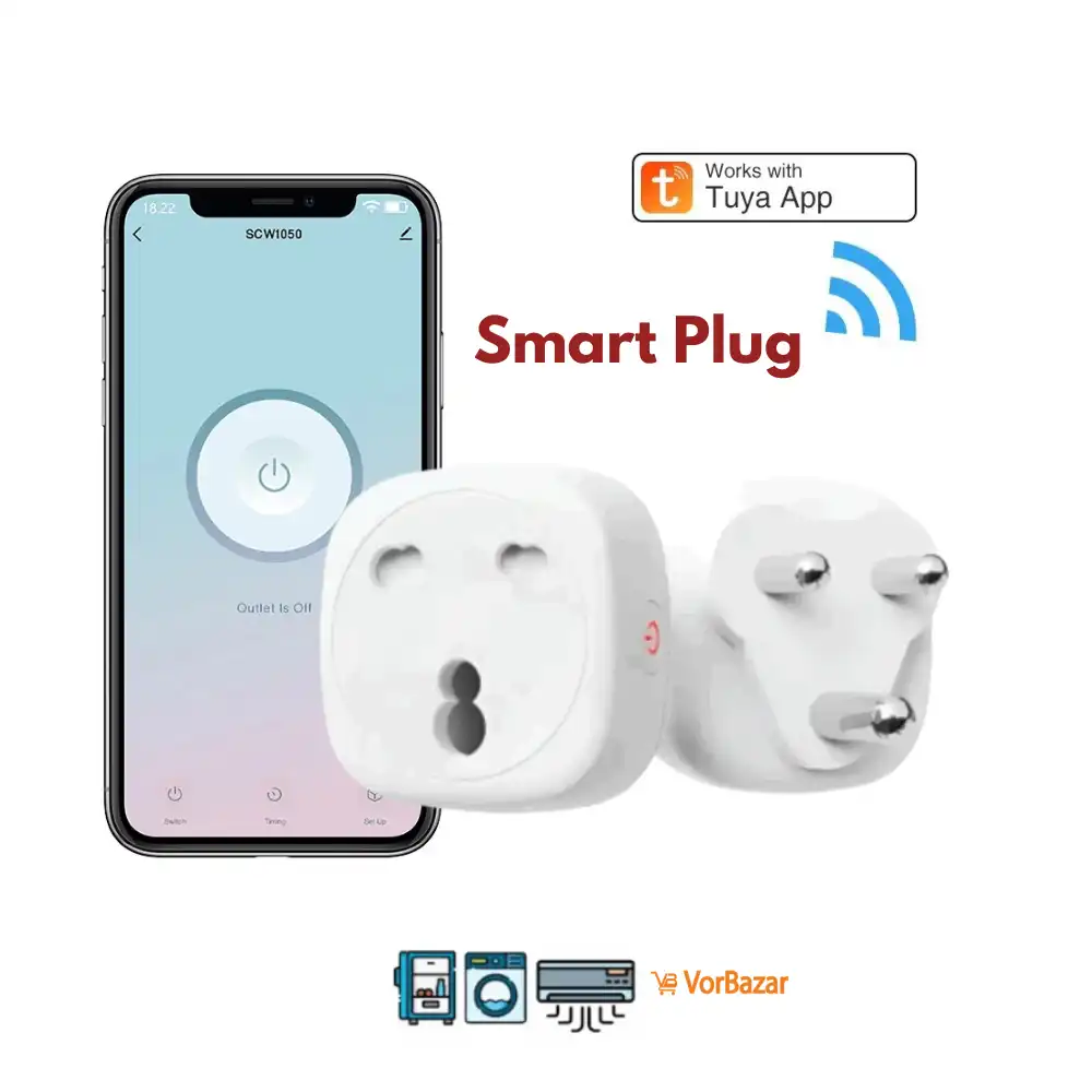 Tuya Wifi Smart Plug (With Energy Monitoring) 250V, 16A for Air Conditioner