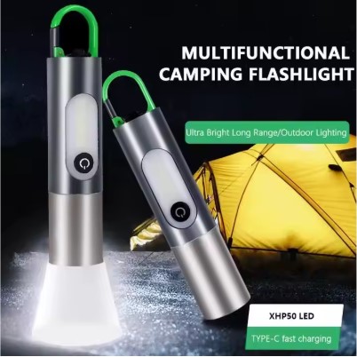 LED Mini Flashlight Torchlight Multifunctional Torchlight USB Charging