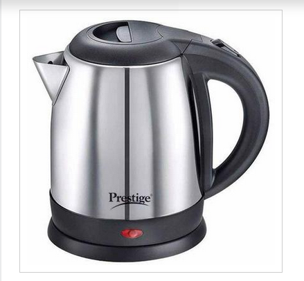 Prestige Electric Kettle - 2 Liter Silver And Black | PT-20EK