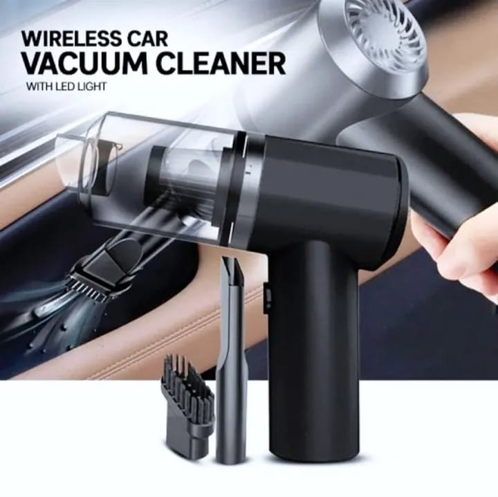 2 in 1 Vacuum and Blower for Desktop, Car, Home Wireless Mini Vacuum Cleaner Portable, Rechargeable, Cordless